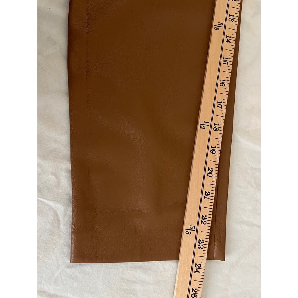 Nanushka Mitsu Vegan Leather Tapered Trousers Size S - Picture 11 of 11